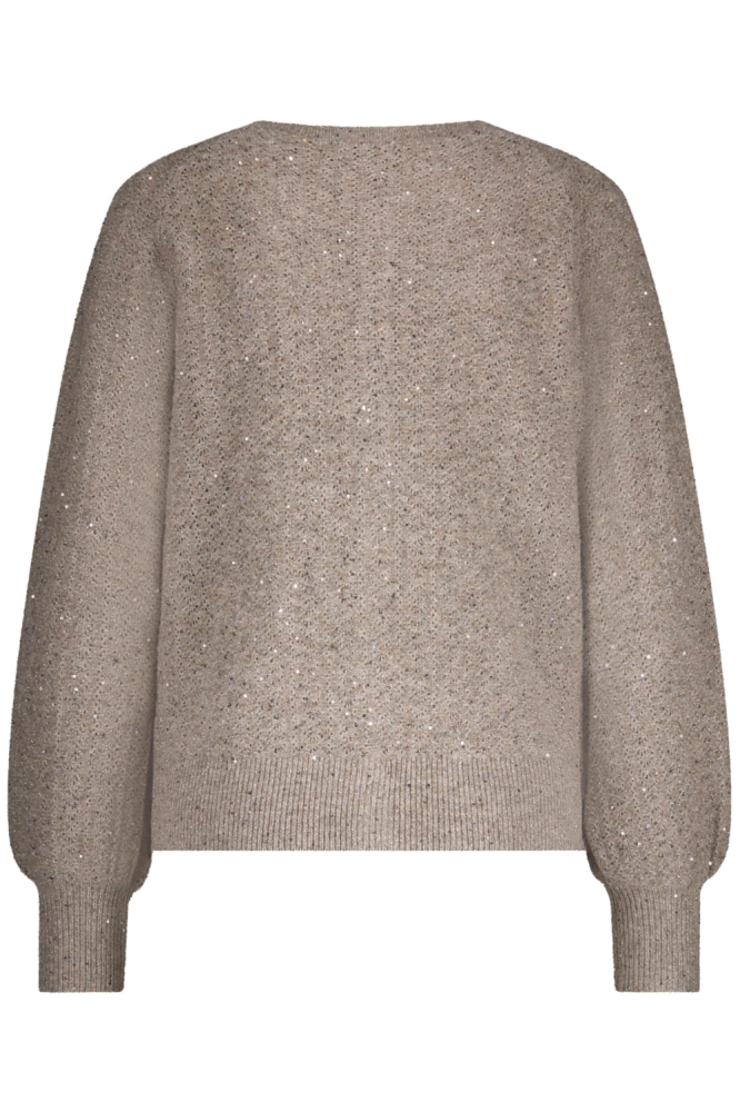 CARDIGAN AJOUR SPARKLE SRB4605 418 Truffle